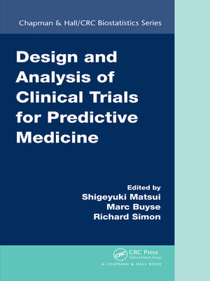 cover image of Design and Analysis of Clinical Trials for Predictive Medicine